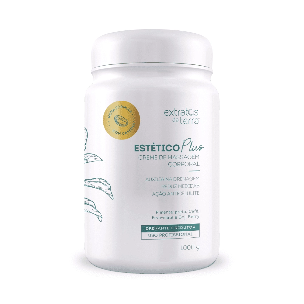 Estetico Plus Creme de Massagem Corporal - 1000 g