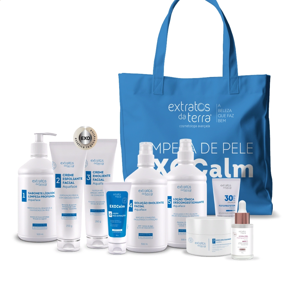 Kit Limpeza de Pele com exossomos e gluconolactona