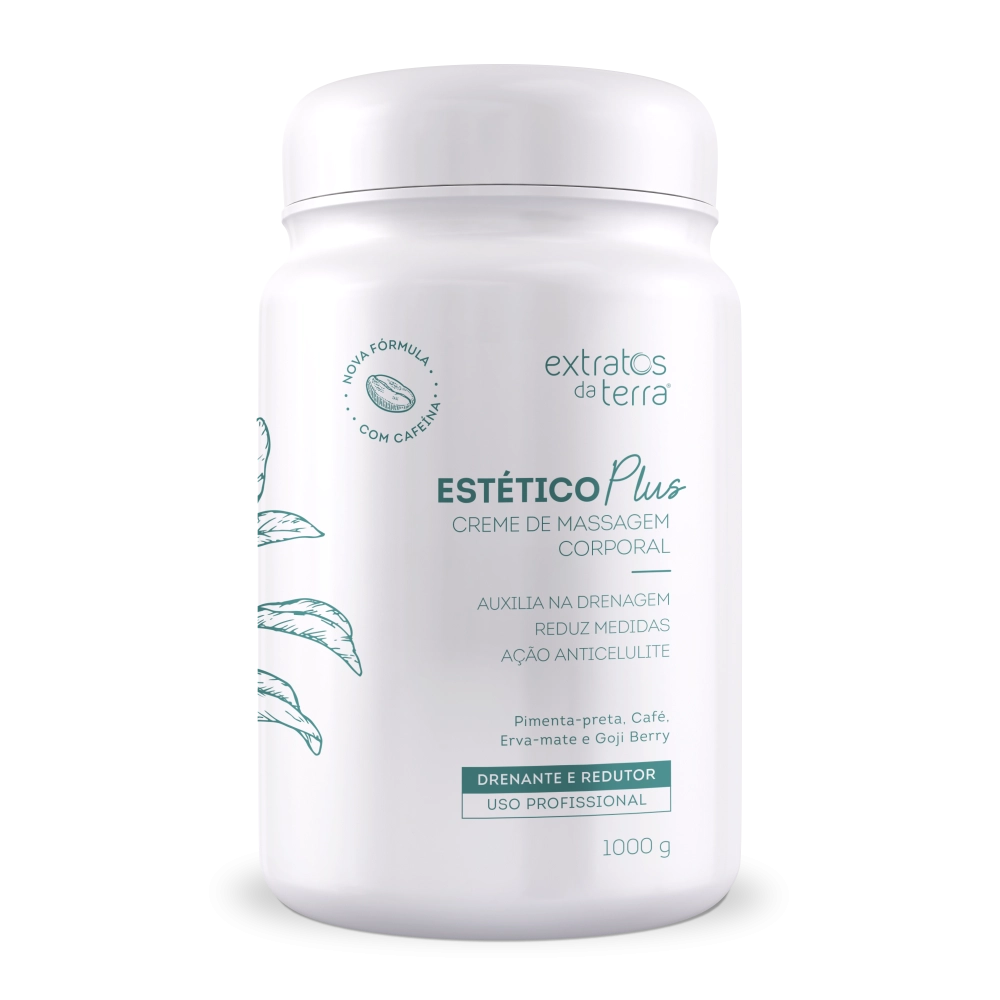Estetico Plus Creme de Massagem Corporal - 1000 g