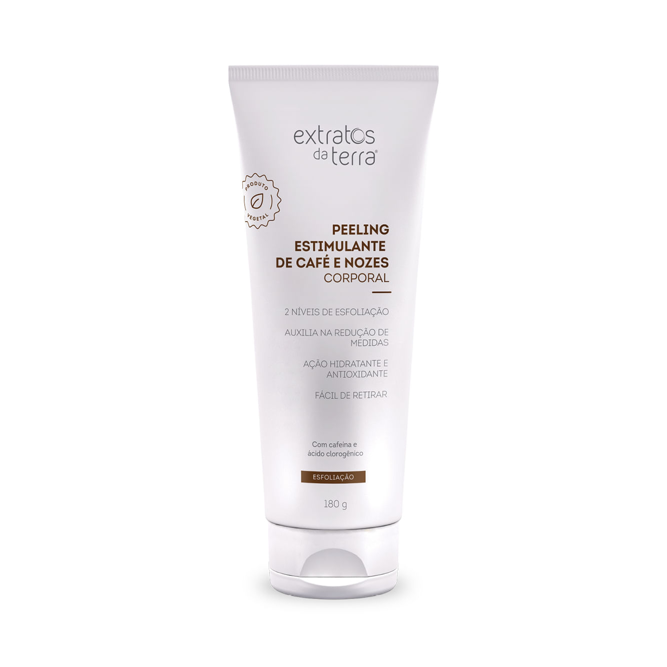 Peeling Estimulante De Café E Nozes 180 g Peeling Estimulante De Café E Nozes 180 g