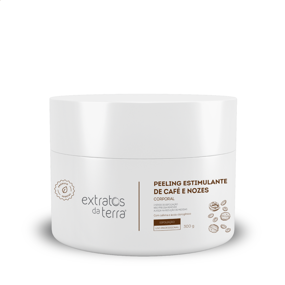 Peeling Estimulante de Café e Nozes 300g